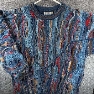 COOGI Blues Australia Authentic Sweater Pullover Knit Heavyweight XL Oversized